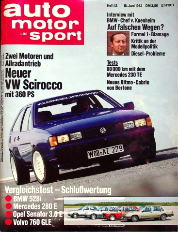 Deckblatt Auto Motor und Sport (12/1982)